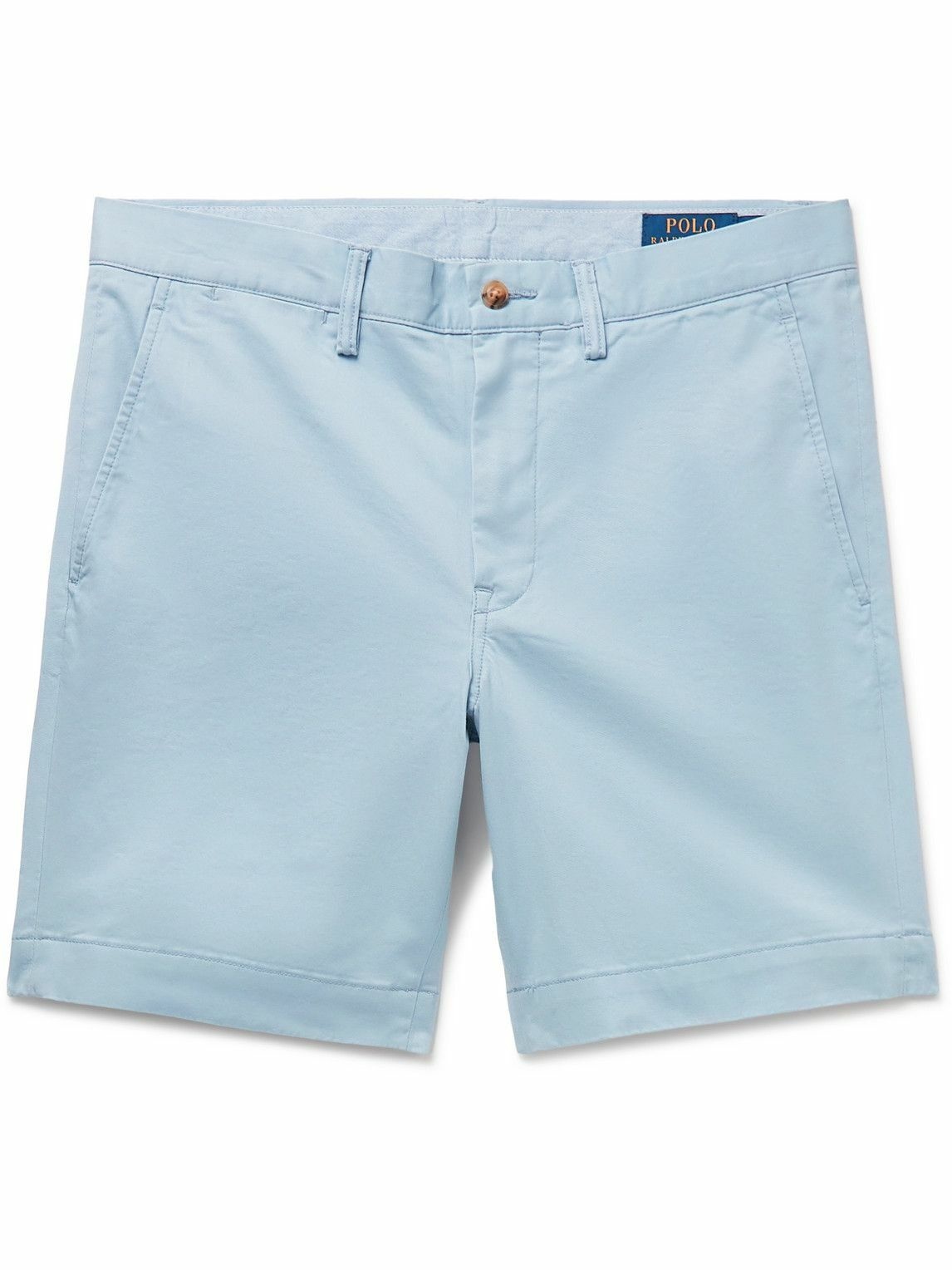 Polo Ralph Lauren - Straight-Leg Stretch-Cotton Twill Shorts - Blue ...