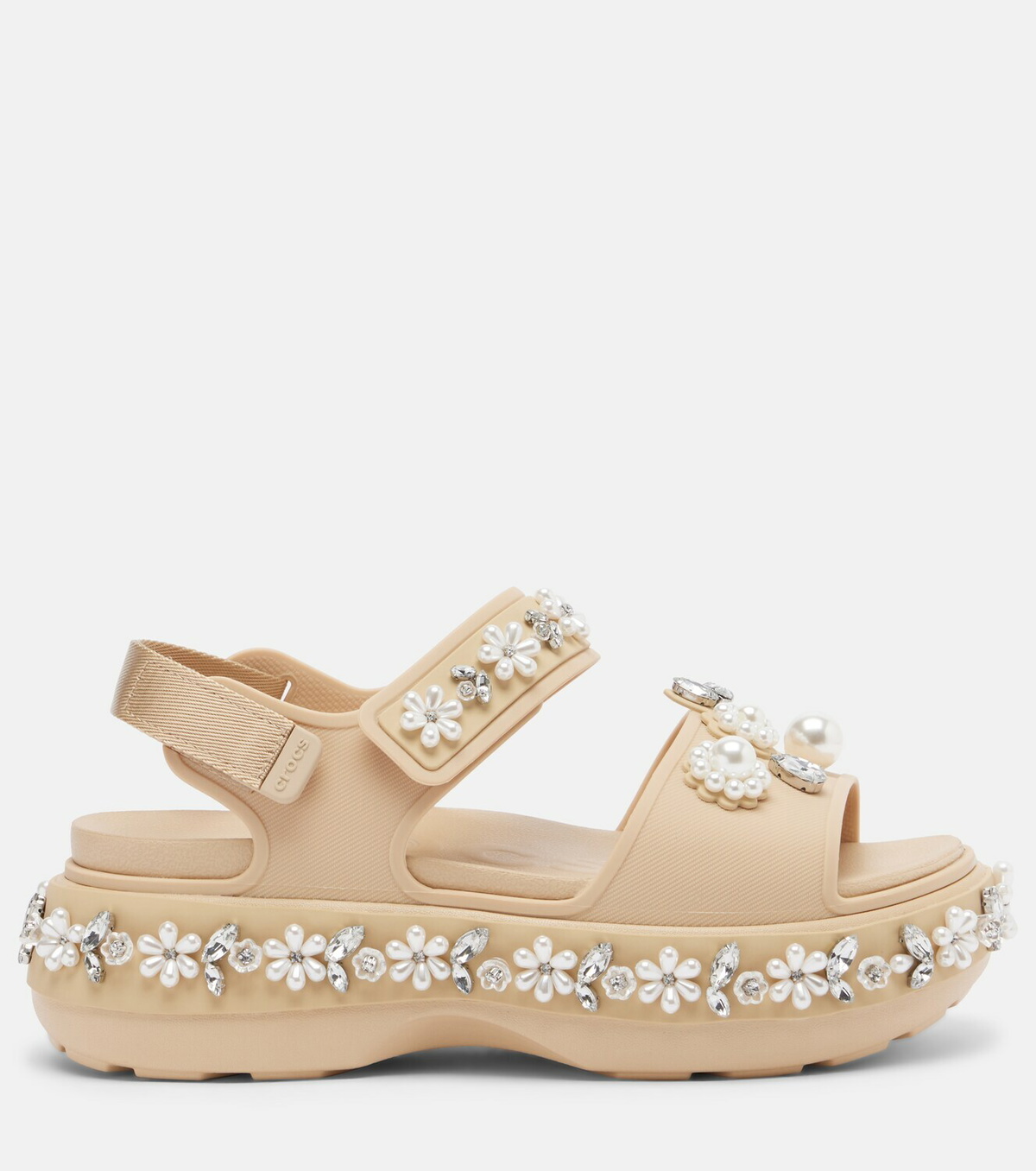 Simone Rocha x Crocs embellished platform sandals
