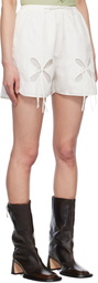 J.Kim White Petal Shorts