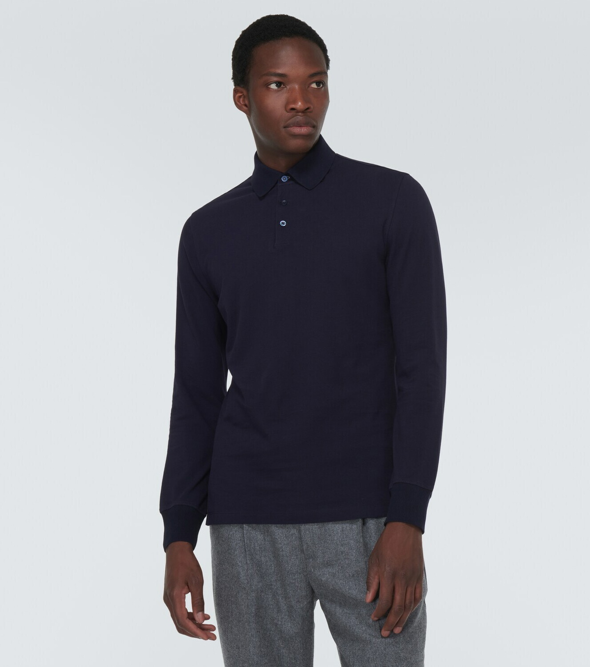 Brunello Cucinelli Multicolor Cotton Polo Shirt