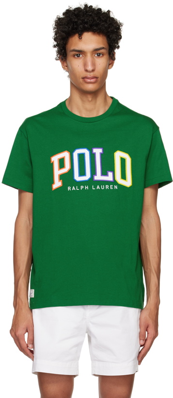 Photo: Polo Ralph Lauren Green Embroidered T-Shirt