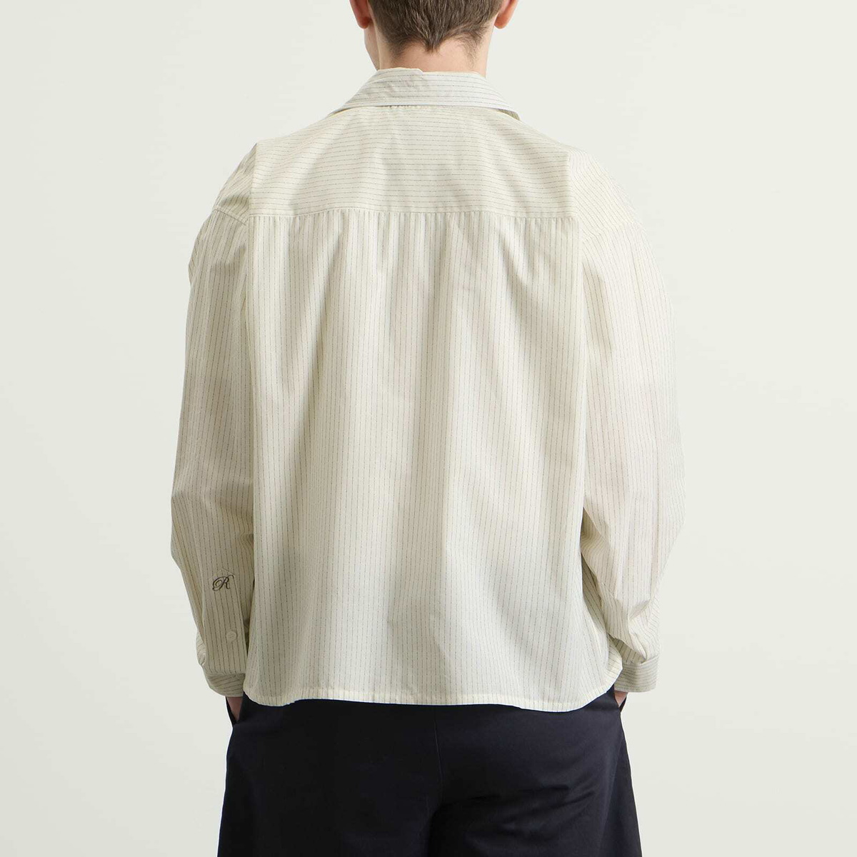 Ronning Men's Everyday Shirt in Cream Stripe