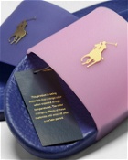 Polo Ralph Lauren Color Changing Polo Slide Sandals Purple - Mens - Sandals & Slides