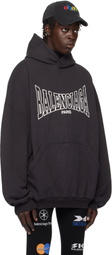 Balenciaga Black 'Balenciaga Boxing' Large Fit Hoodie