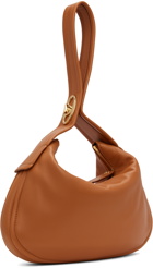 Valentino Garavani Tan Small Crescent Bag