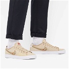 Nike SB Men's Blazer Court DVDL Sneakers in Grain/Beige/Bone/Sail/Red
