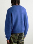 Cherry Los Angeles - Intarsia-Knit Alpaca-Blend Sweater - Blue