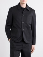 Barena - Wool-Blend Gabardine Overshirt - Black