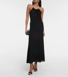 Alexandre Vauthier Halterneck jersey midi dress