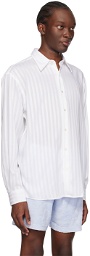 Acne Studios White Striped Shirt