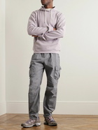 John Elliott - Tapered Sateen Drawstring Cargo Trousers - Gray