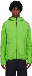 C.P. Company Green GDP Goggle Jacket