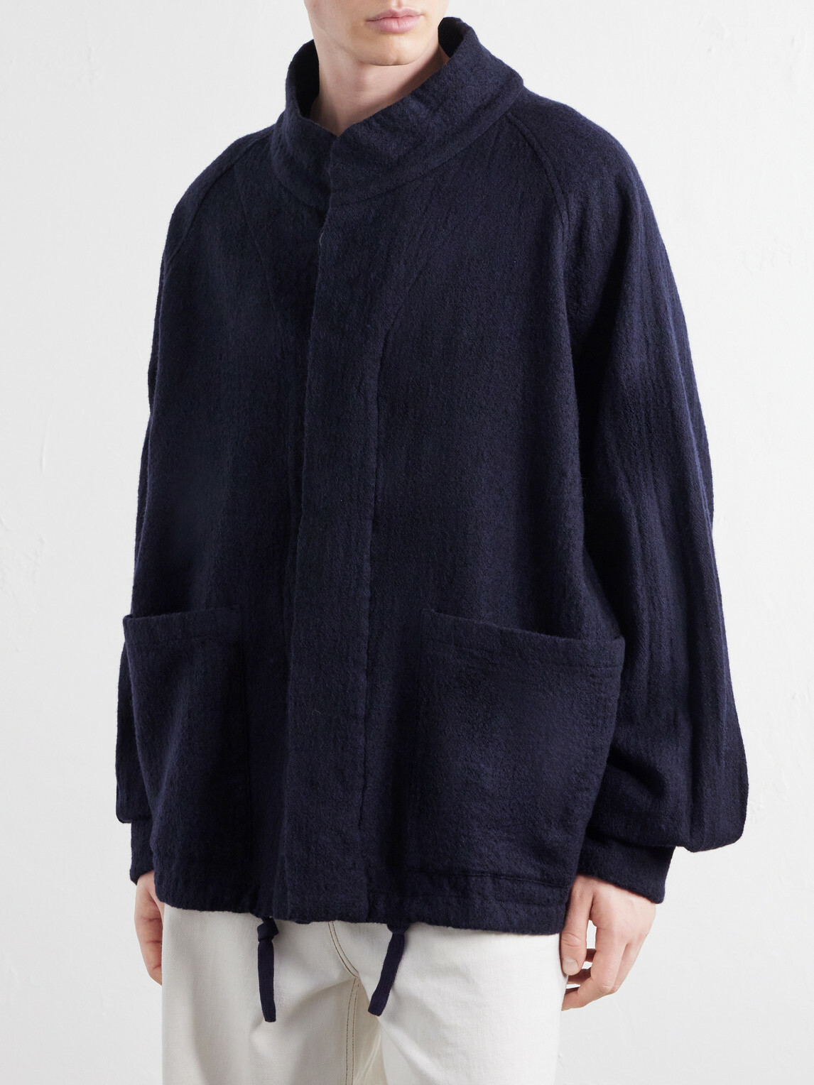 Barena - Barcarolo Virgin Wool Blouson Jacket - Blue