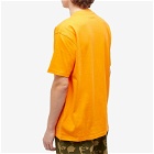 Puma Men's x Pleasures Typo T-Shirt in Orange Glow