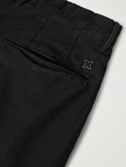 Incotex - Slim-Fit Cotton-Blend Twill Trousers - Black