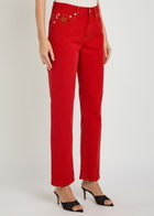 Blaze Milano Clapotis Paso Straight-leg Jeans Red