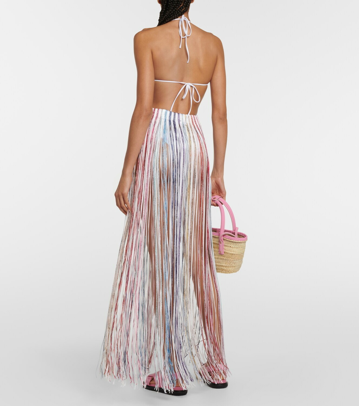 Missoni Mare Striped sheer maxi skirt