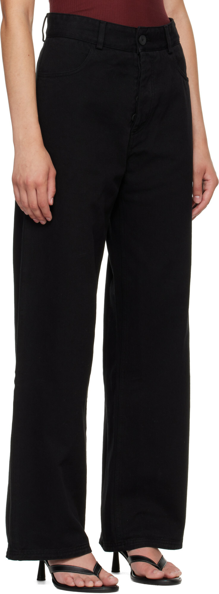 Baserange Black Navalo Trousers