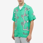 Pleasures Men's Fury Vacation Shirt in Green