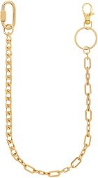 IN GOLD WE TRUST PARIS SSENSE Exclusive Gold Pants Keychain