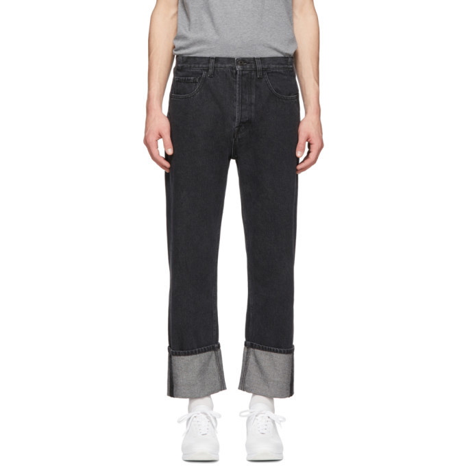 Photo: Valentino Black Washed Overfit Jeans