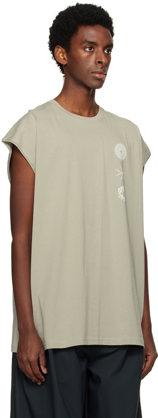 ACRONYM® Green Printed Tank Top Acronym