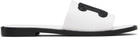 Max Mara White Gene Sandals