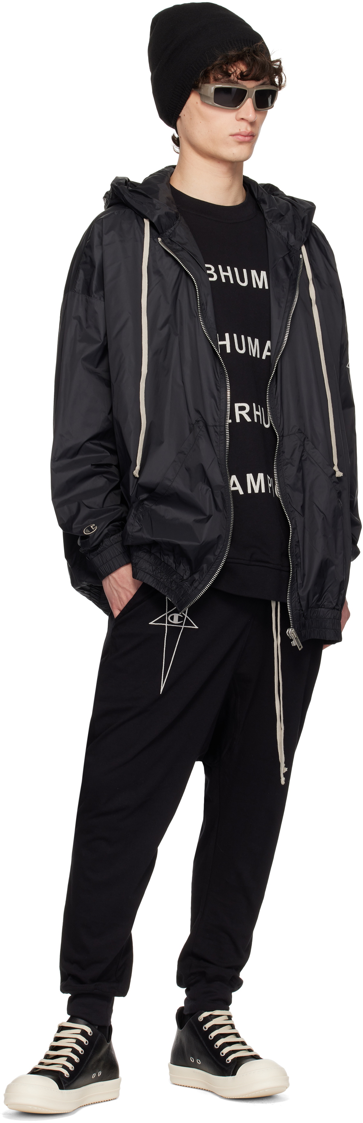 Rick Owens X Champion Jumbo Jeson Black Sweatshirts main image 0