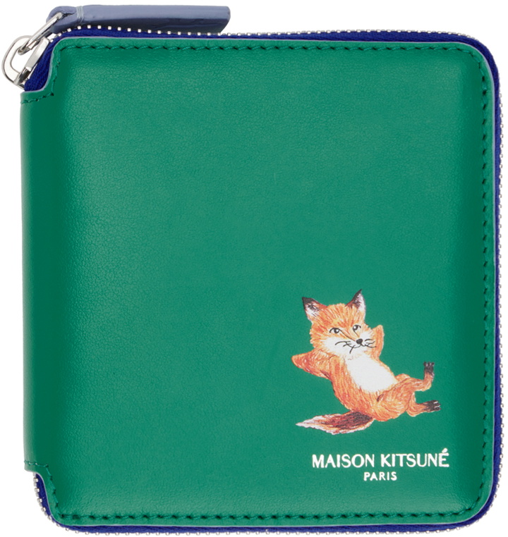 Photo: Maison Kitsuné Green Chillax Fox Wallet