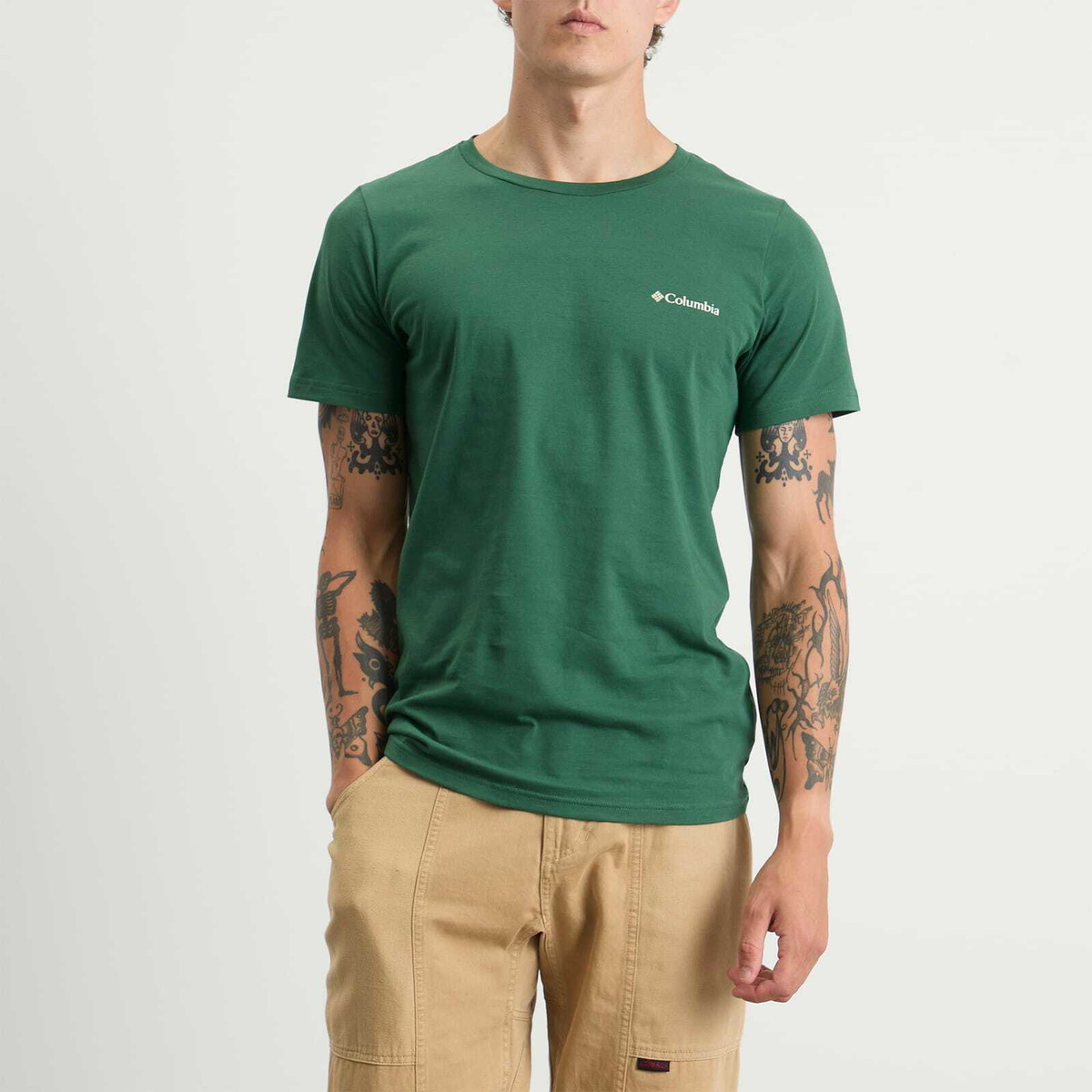 Columbia Men's Rapid Ridge™ Back Graphic T-Shirt II in Rain Forest