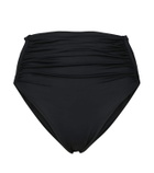 Self-Portrait Ruched high-rise bikini bottoms