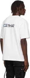 C2H4 White Filtered Reality Staff Logo T-Shirt