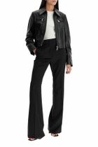 SPORTMAX flared wool stretch pants Black