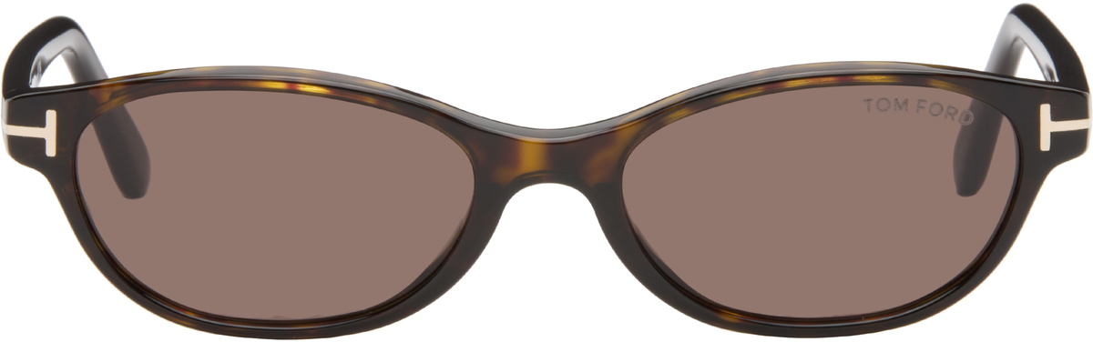 TOM FORD Brown Chloe Sunglasses