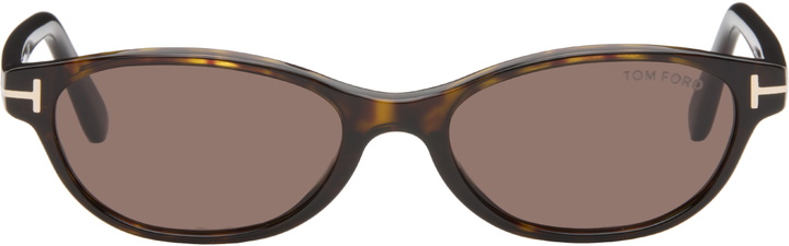Photo: TOM FORD Brown Chloe Sunglasses