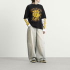 Amiri Men's Burnt Out Double Layer T-Shirt in Black