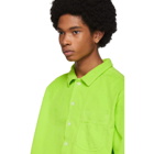 ERL Green Corduroy Button Down Shirt