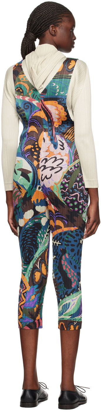 Pleats Please Issey Miyake Multicolor Snowrunner Jumpsuit