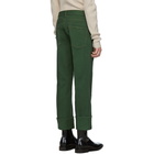 Lemaire Green Bootcut Jeans