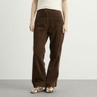 Nothing Written Women's Corduroy Carpenter Pants in Dark Brown