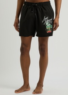 Amiri Logo Printed Shell Swim Shorts Black