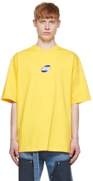 We11done Yellow Cotton T-Shirt