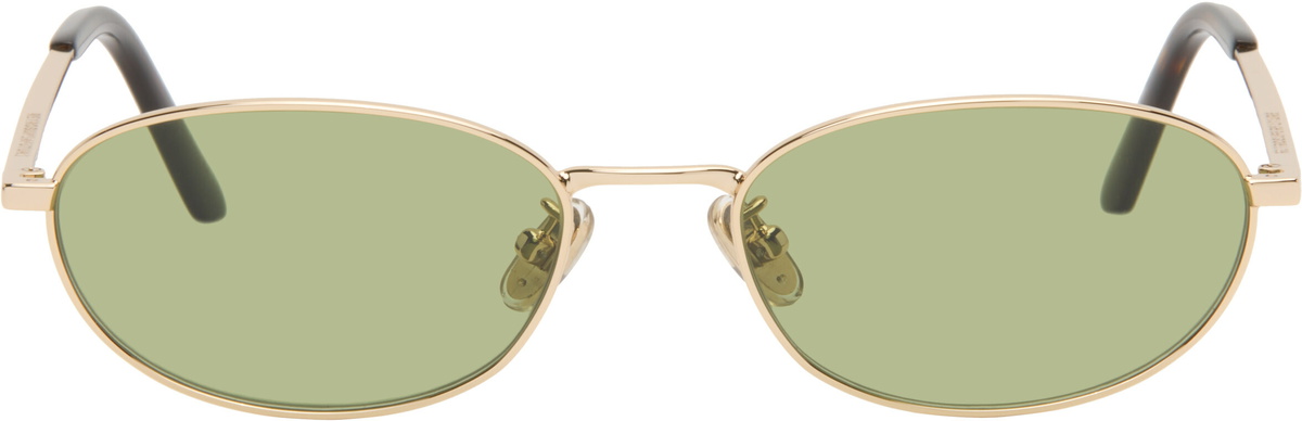 RETROSUPERFUTURE Gold Uovo Sunglasses