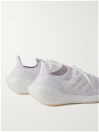 adidas Sport - Ultraboost 22 Rubber-Trimmed Primeknit Sneakers - White