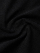 LEMAIRE - Oversized Cotton and Linen-Blend Jersey T-Shirt - Black