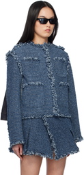 sacai Blue Punching Denim Jacket