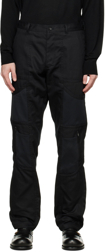 Photo: Comme des Garçons Shirt Black Paneled Cargo Pants