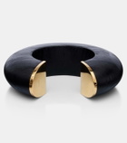 Alaïa Bumper wooden bangle