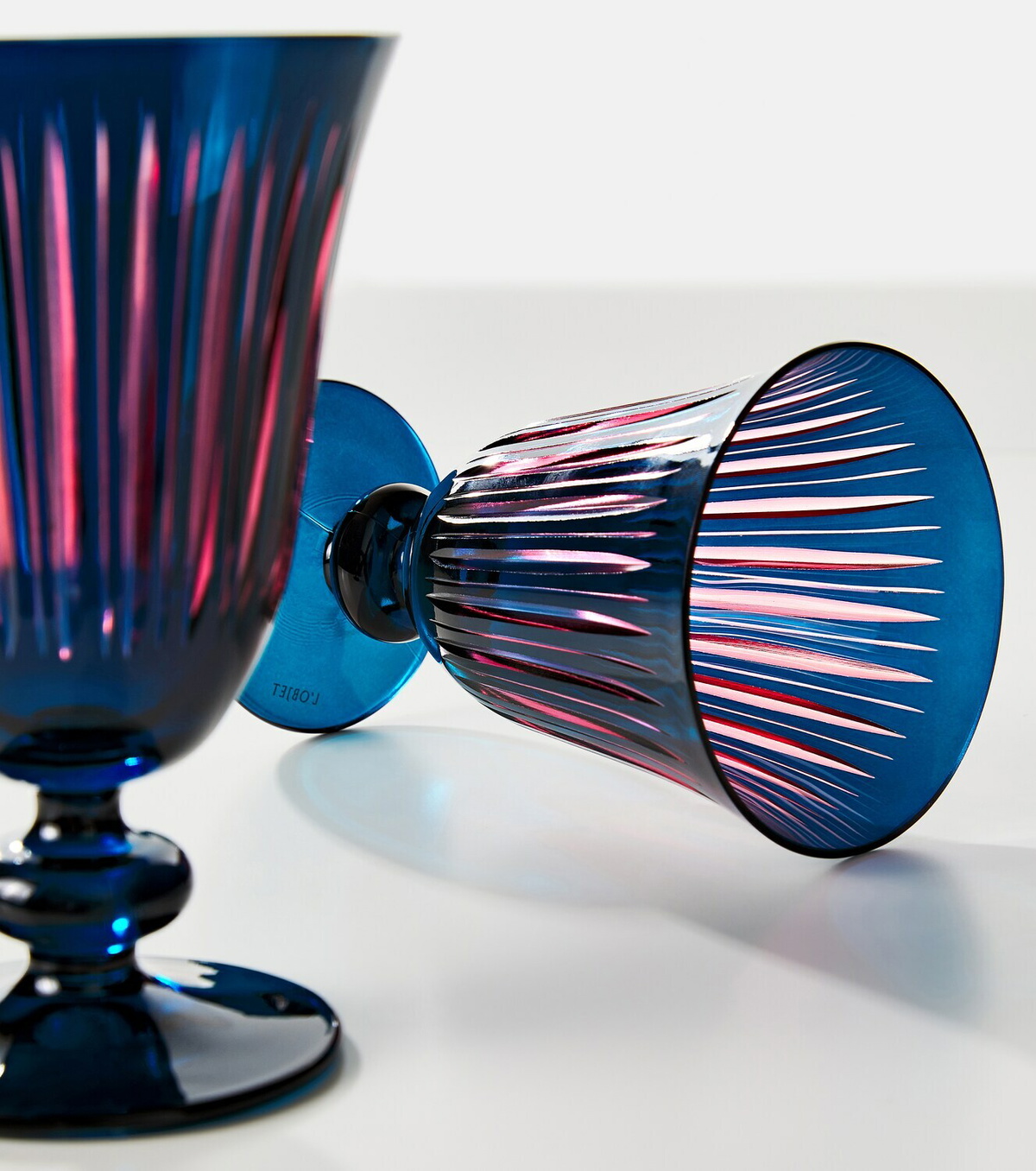 L'Objet Prism set of 4 wine glasses