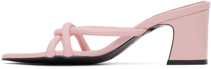 Reike Nen Pink Twisted Heeled Sandals
